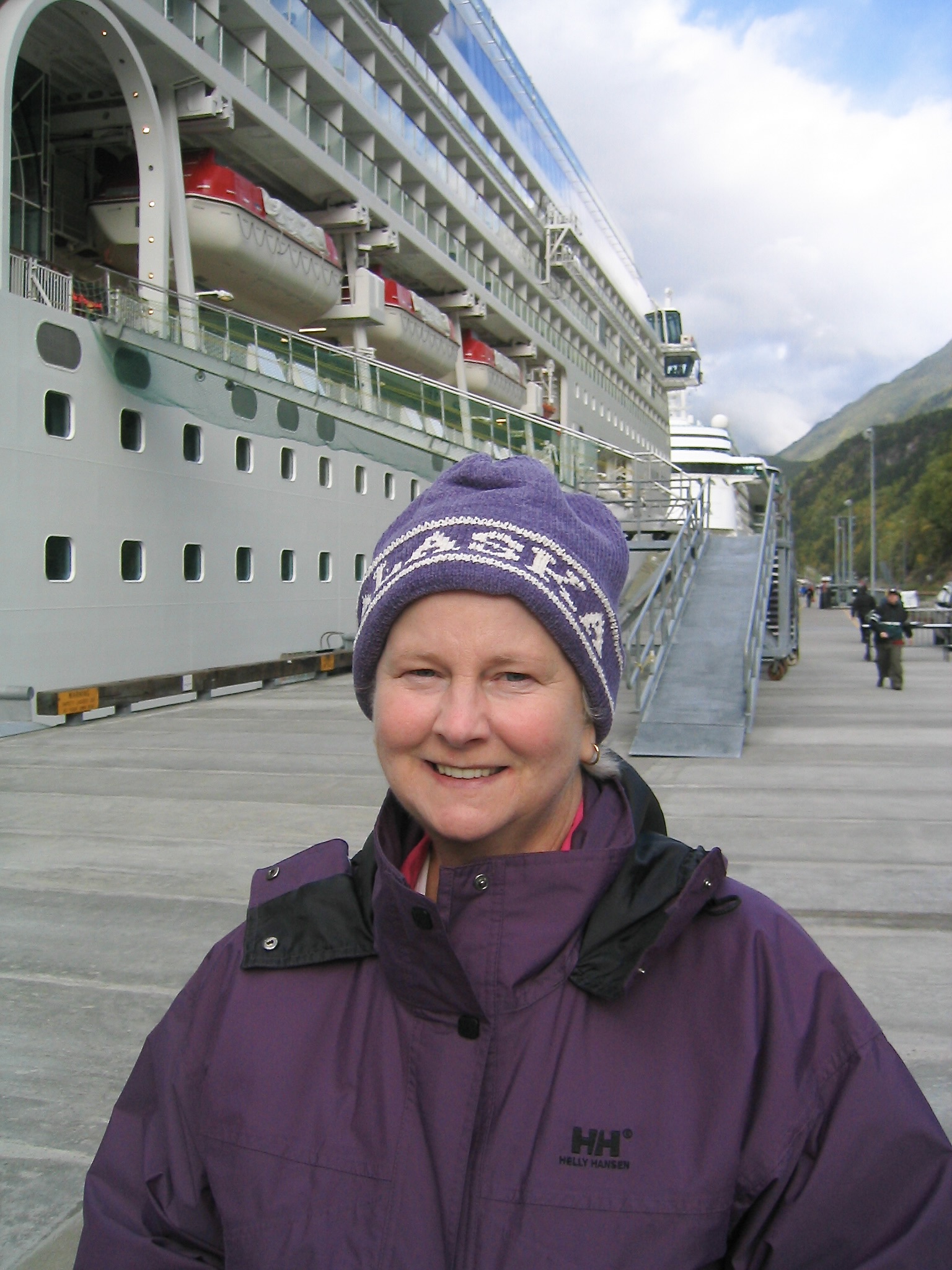 Genevra Brines in Alaska, 2004